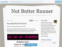 Tablet Screenshot of nutbutterrunner.com